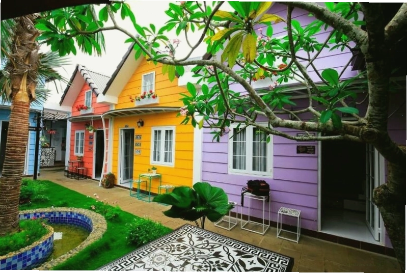 Không gian xanh mát tại Zan Homestay Buôn Ma Thuột