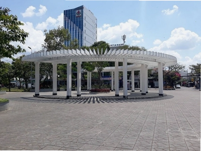 Không gian xanh mát và rộng rãi tại Công viên Lưu Hữu Phước