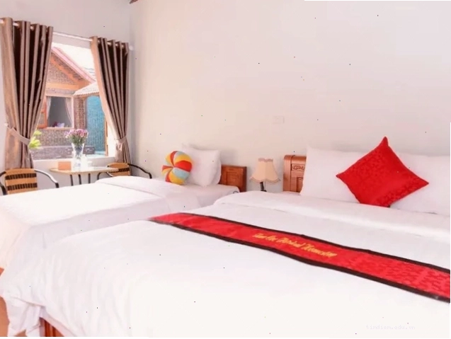 Không gian xanh mướt tại Tam Coc Tropical Homestay Ninh Bình