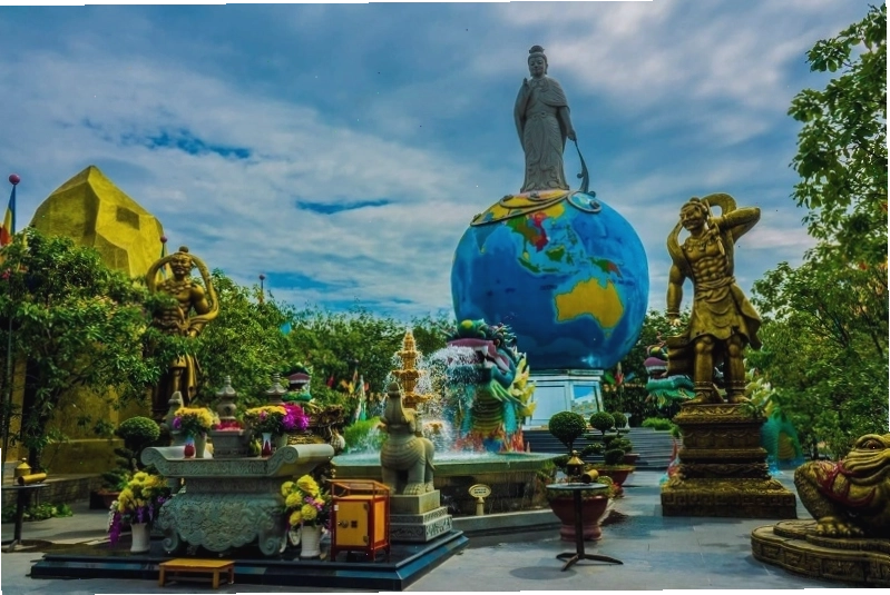 Không gian xanh và cảnh quan tại Suối Tiên