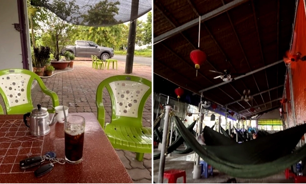 Không gian yên bình tại Mây Cafe