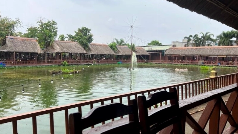 Không gian yên bình tại Nhà hàng Sinh thái Bình Xuyên