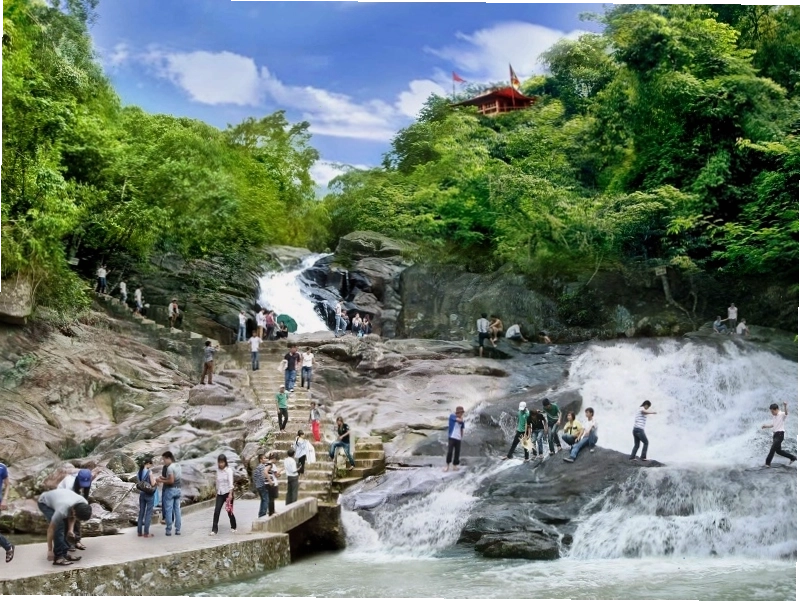 Không gian yên bình tại Suối Mỡ