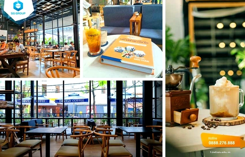 Không gian yên tĩnh tại DoveZi Coffee
