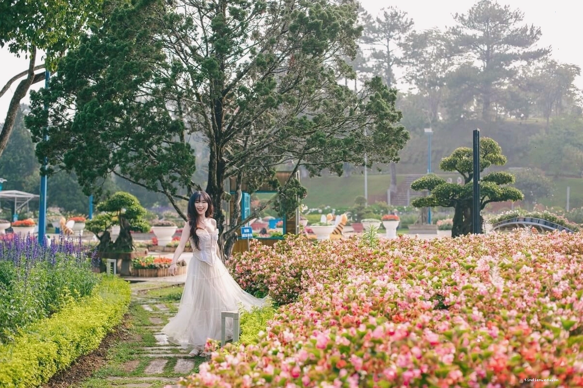 Không khí lễ hội tại Vườn hoa thành phố Đà Lạt