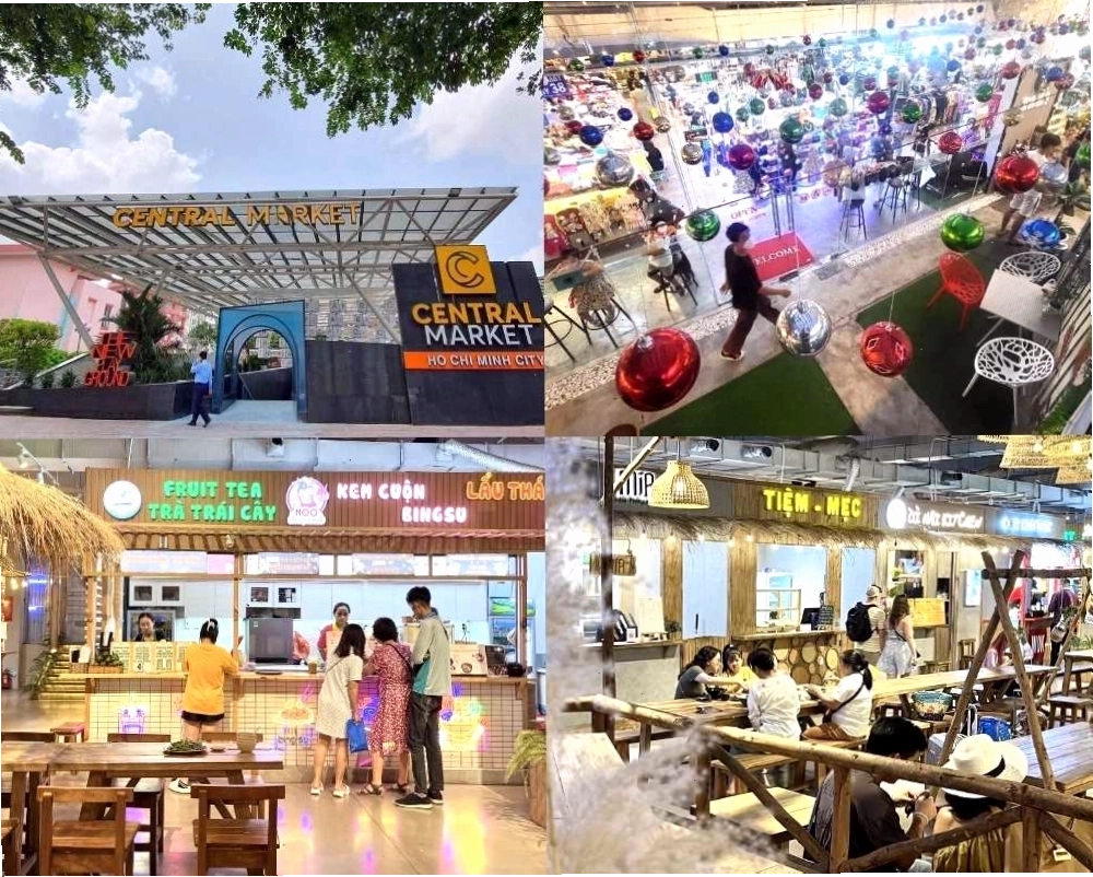 Khu chợ ngầm Central Market dưới lòng đất công viên 23 tháng 9.
