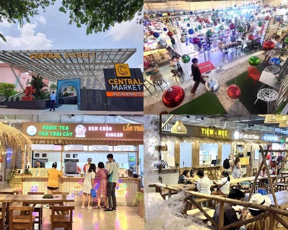 Khu chợ ngầm Central Market dưới lòng đất Công viên 23 tháng 9