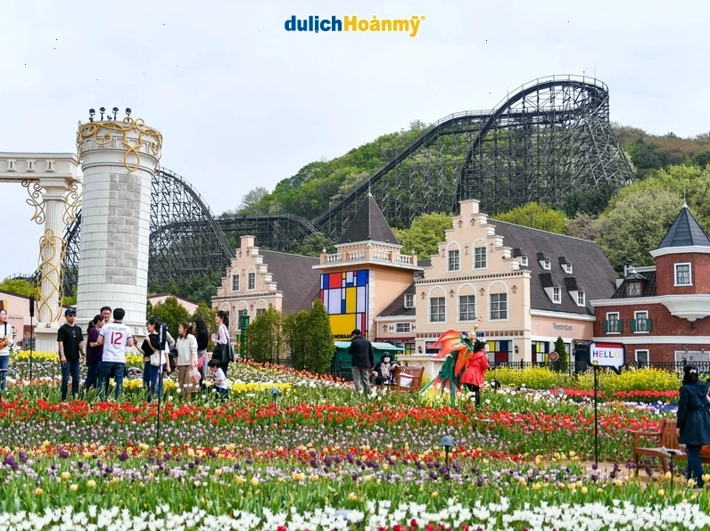 Khu European Adventure với kiến trúc cổ điển Châu Âu