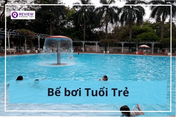 Khu vực bể bơi cho trẻ em tại Bể bơi Tuổi Trẻ