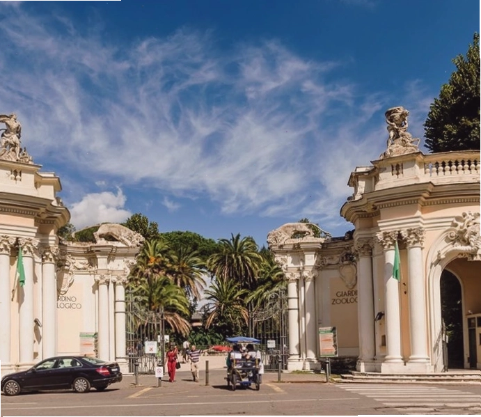 Khu vực Bioparco di Roma trong Vườn Villa Borghese