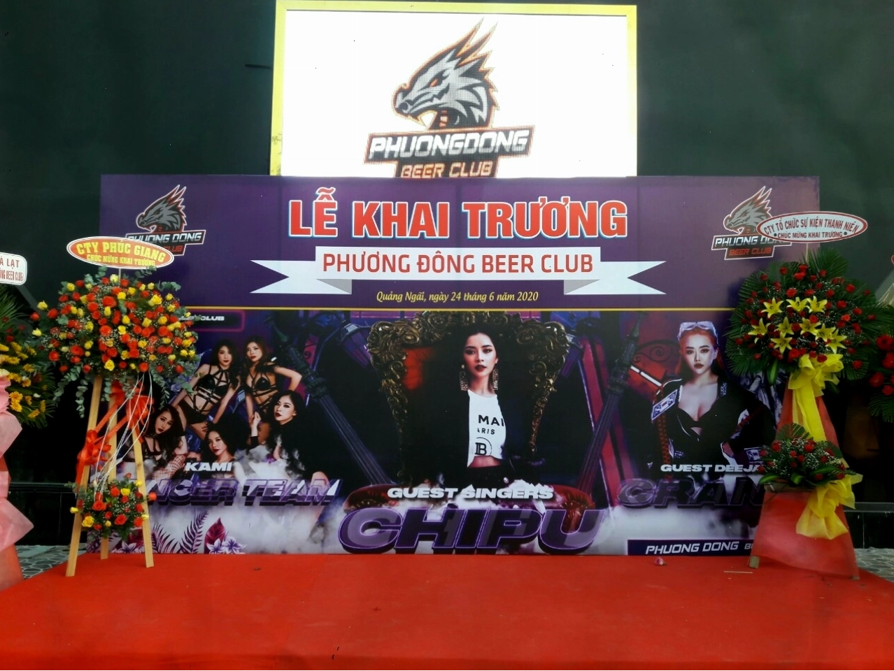 Khu vực check-in ấn tượng