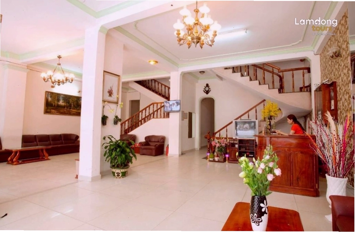 Khu vực check-in tại Khách sạn Hải Yến Đà Lạt