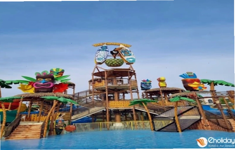 Khu vực công viên nước Tropicana Park với nhiều trò chơi hấp dẫn