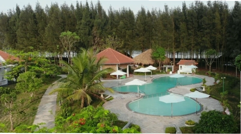 Khu vực giải trí đa dạng tại resort Hải Tiến