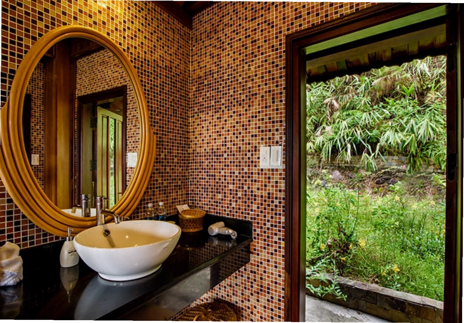 Khu vực hồ bơi riêng tư