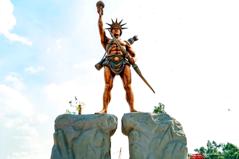 Khu vực mô phỏng Lăng mộ Mausoleum tại công viên