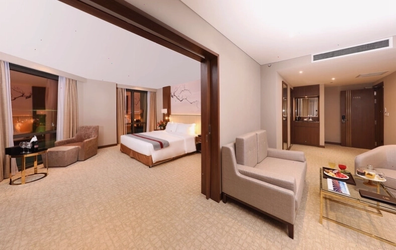 Khu vực ngoài trời thư giãn tại Grand Vista Hà Nội