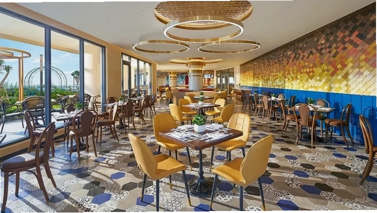 Khu vực nhà hàng Garden tại Vias Hotel Vũng Tàu