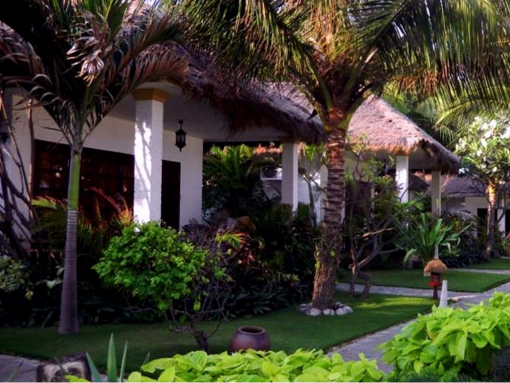 Khu vực sảnh chờ sang trọng của Cham Villas Resort