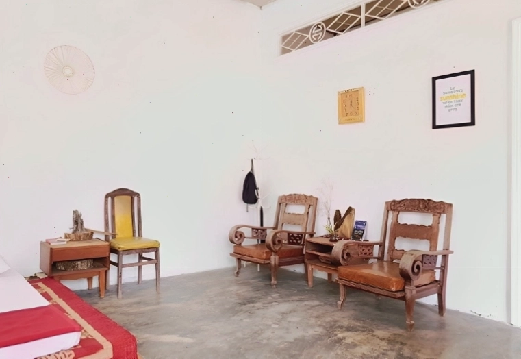 Khu vực sinh hoạt chung tại homestay, tạo không gian gắn kết