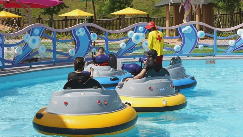 Khu vực trò chơi nước hấp dẫn tại Wonderland Water Park