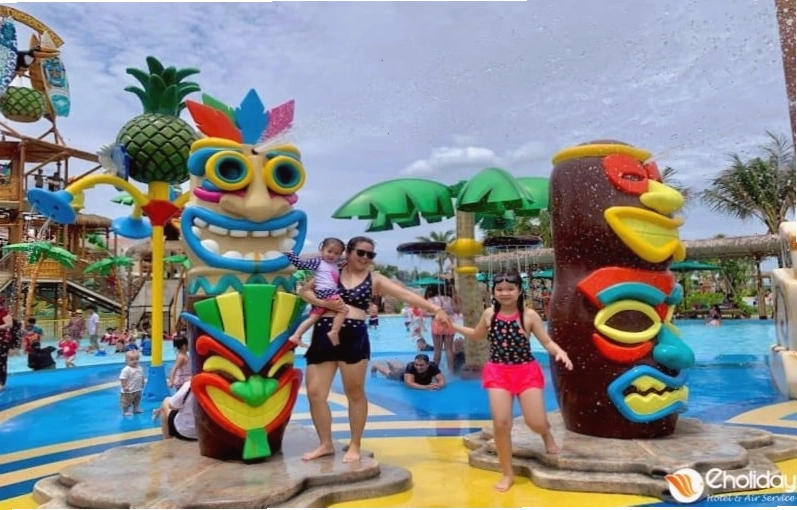 Khu vui chơi chủ đề Tiki tại Tropicana Park Hồ Tràm