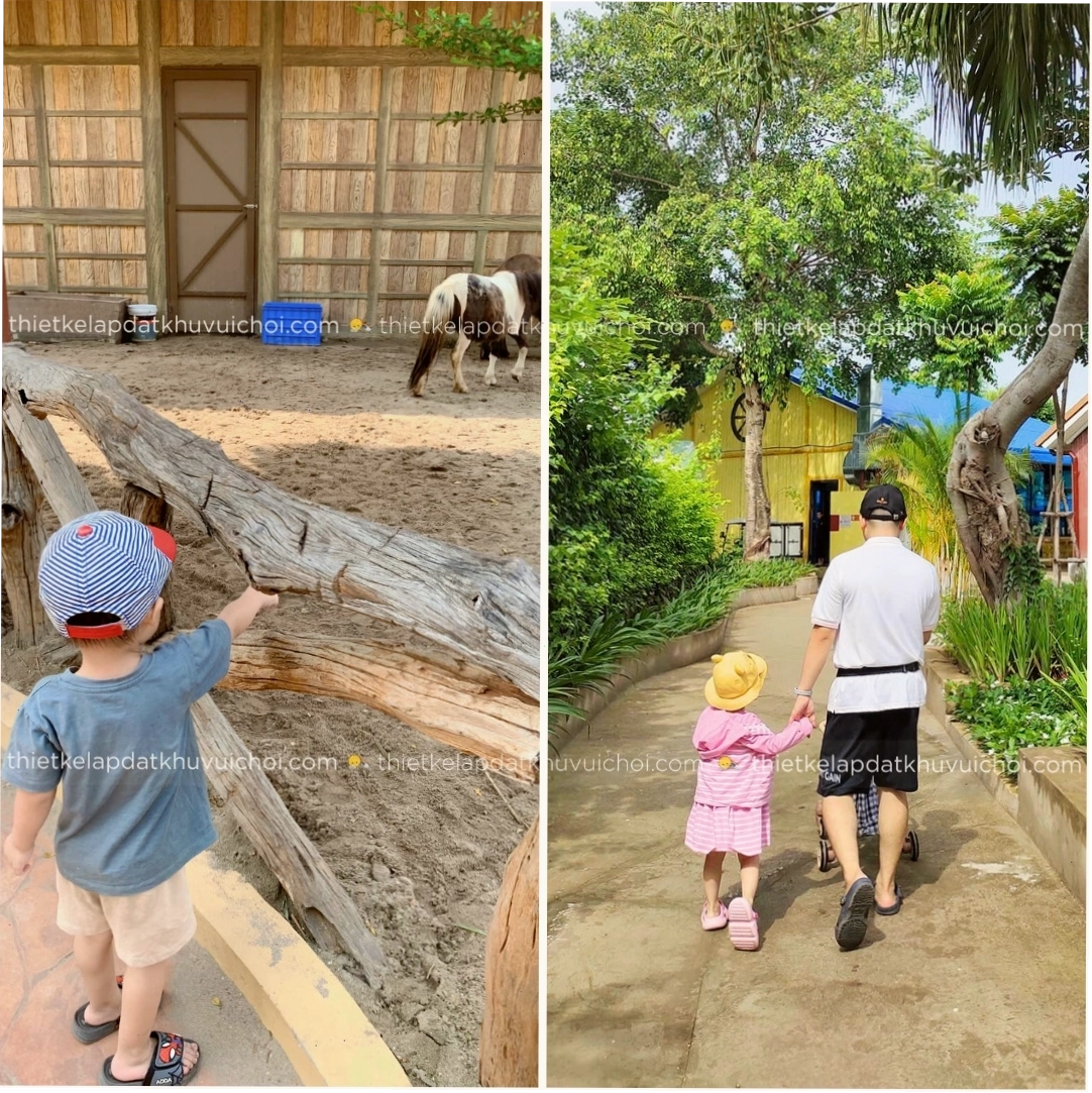 Khu vui chơi dã ngoại cho trẻ em tại Công viên Thiên đường Bảo Sơn