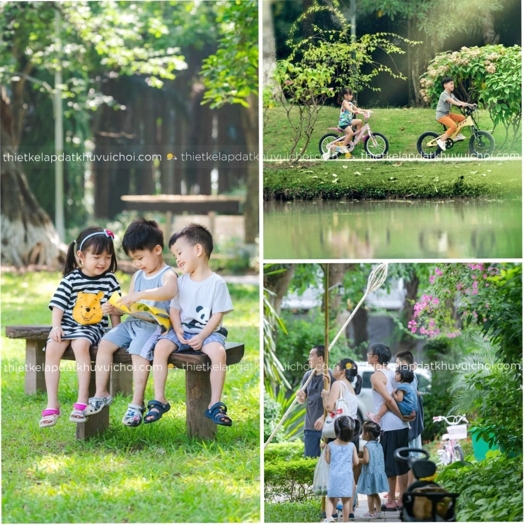 Khu vui chơi dã ngoại cho trẻ em tại Thành phố Xanh Ecopark