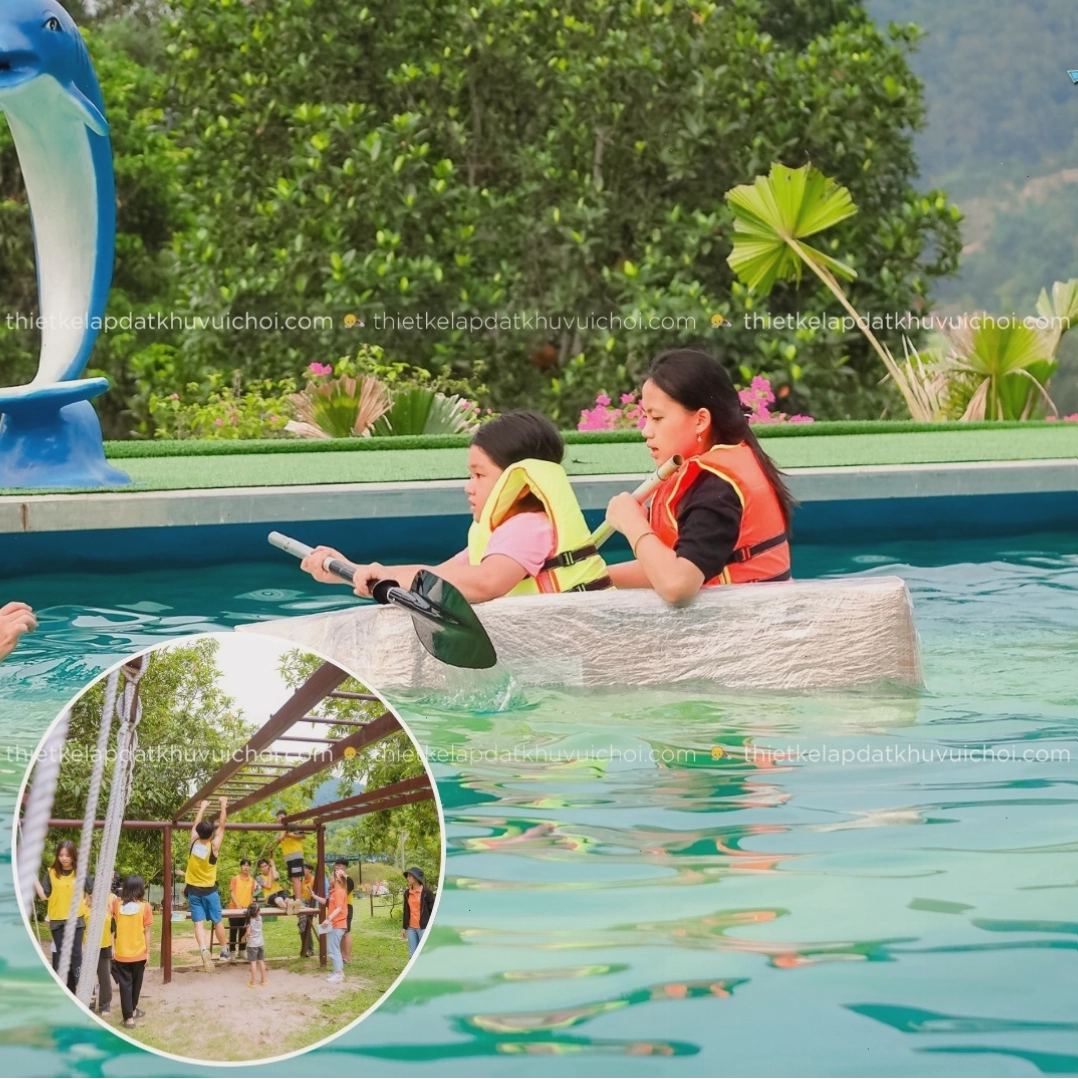 Khu vui chơi dã ngoại cho trẻ em tại Thung Lũng Bản Xôi