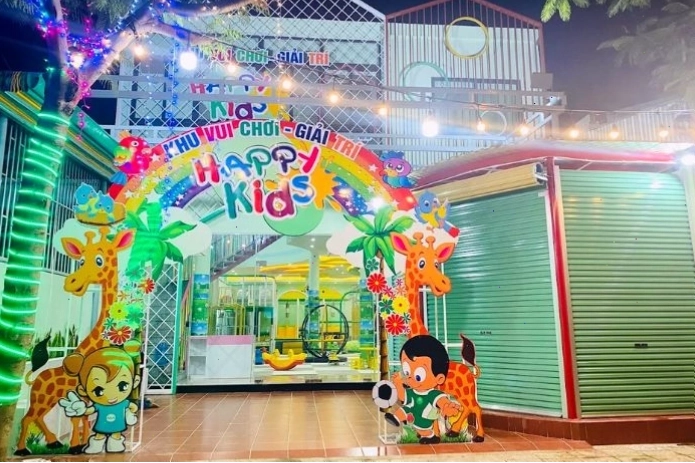 Khu vui chơi Happy Kids Hội An với nhiều trò chơi vận động