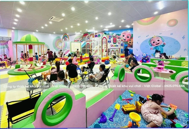 Khu vui chơi JJ Playground Long Xuyên với nhiều trò chơi sáng tạo