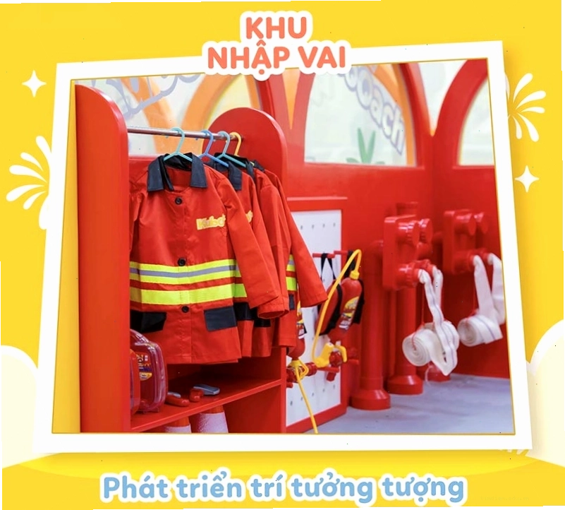 Khu vui chơi nhập vai sáng tạo cho bé tại Kubo Cà Mau