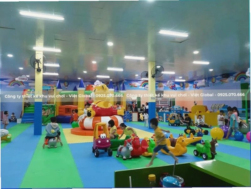 Khu vui chơi Sóc Nhí Long Xuyên với nhiều trò chơi hấp dẫn cho trẻ em