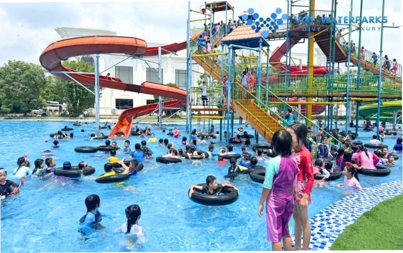 Khu vui chơi tại Mỹ Quỳnh Safari