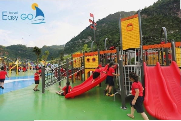 Khu vui chơi thiếu nhi an toàn và bổ ích tại Mộc Châu Island
