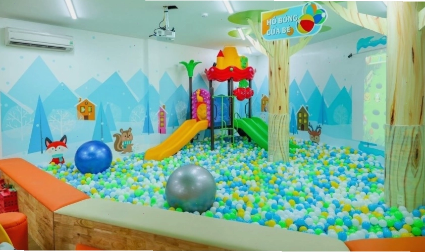 Khu vui chơi trẻ em Bkids với thiết kế an toàn