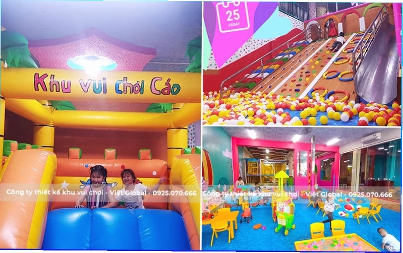 Khu vui chơi trẻ em Cáo với các trò chơi sáng tạo