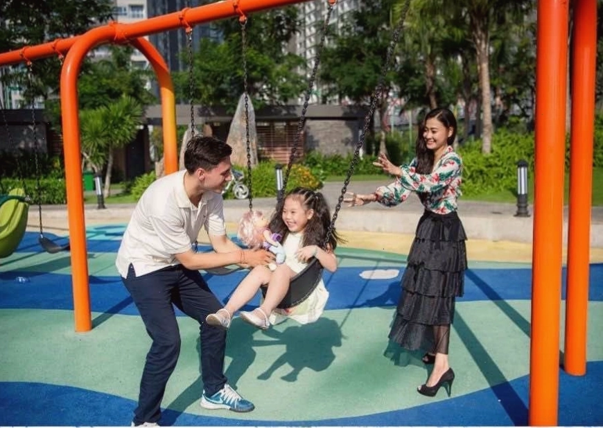 Khu vui chơi trẻ em tại công viên Landmark 81