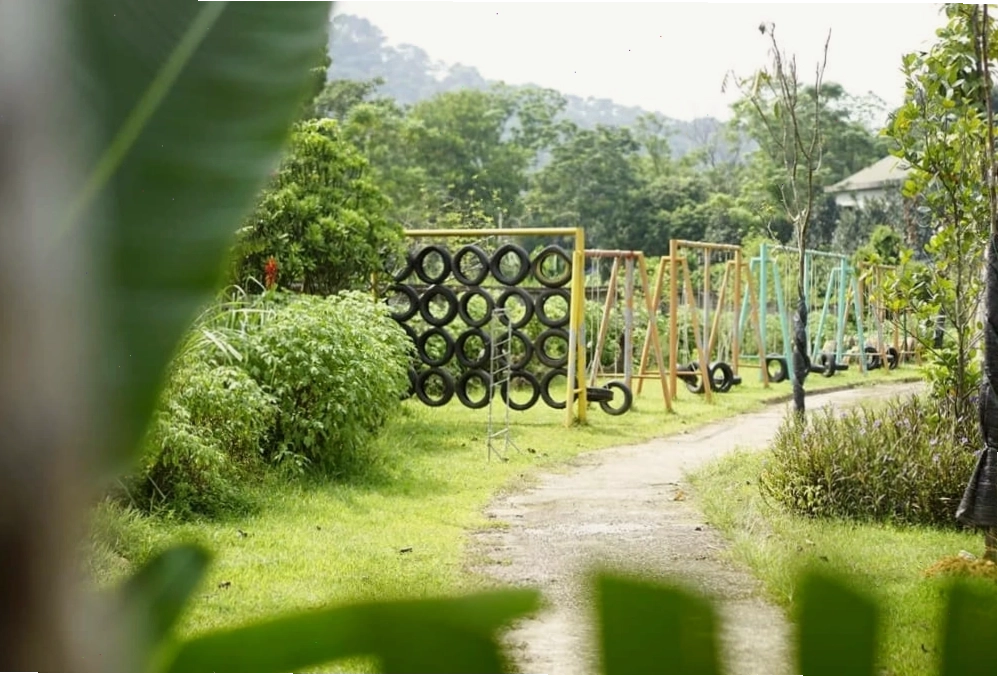 Khu vui chơi trẻ em tại Công viên Long Việt với nhiều trò chơi hấp dẫn