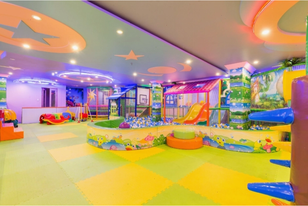 Khu vui chơi trẻ em với nhiều góc sáng tạo tại resort