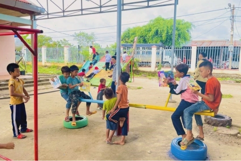 Khu Vui Chơi Trẻ Em YBih Aleo với nhiều trò chơi vận động