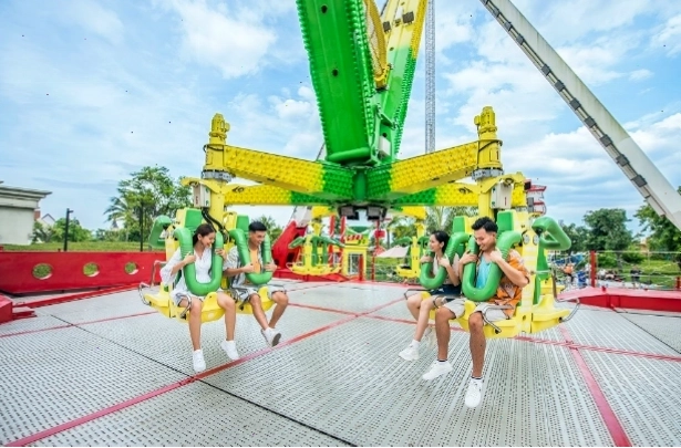 Khu vui chơi trong nhà với nhiều trò chơi hấp dẫn
