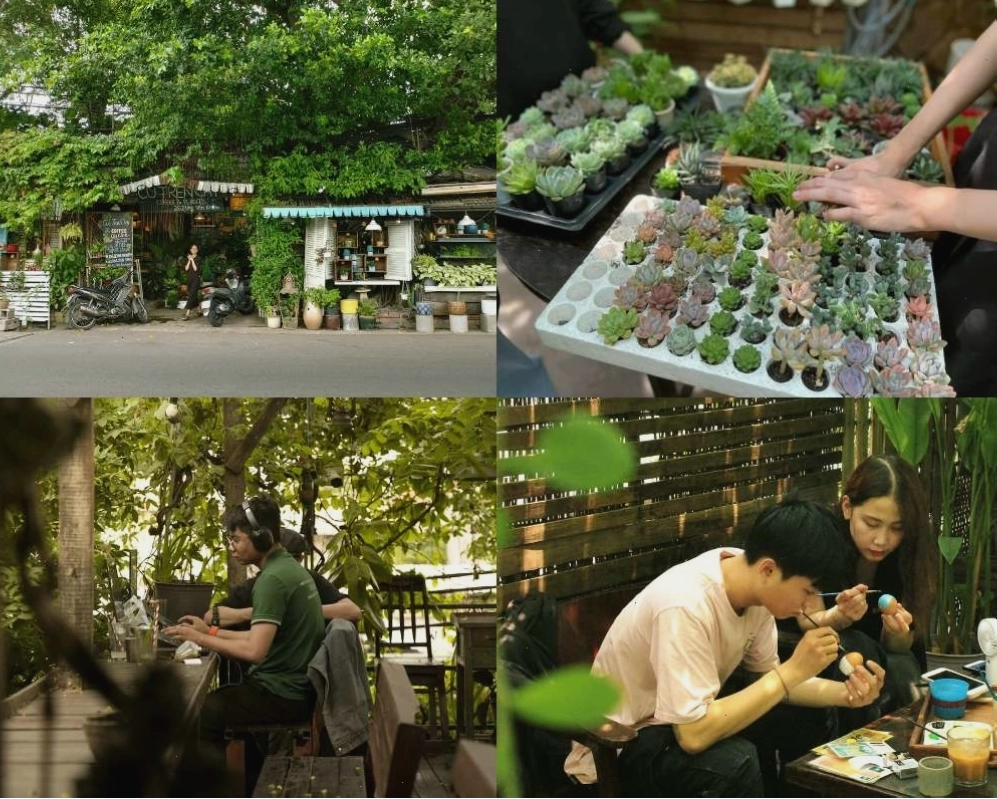Khu vườn bí ẩn tại Amhaus Hidden Cafe