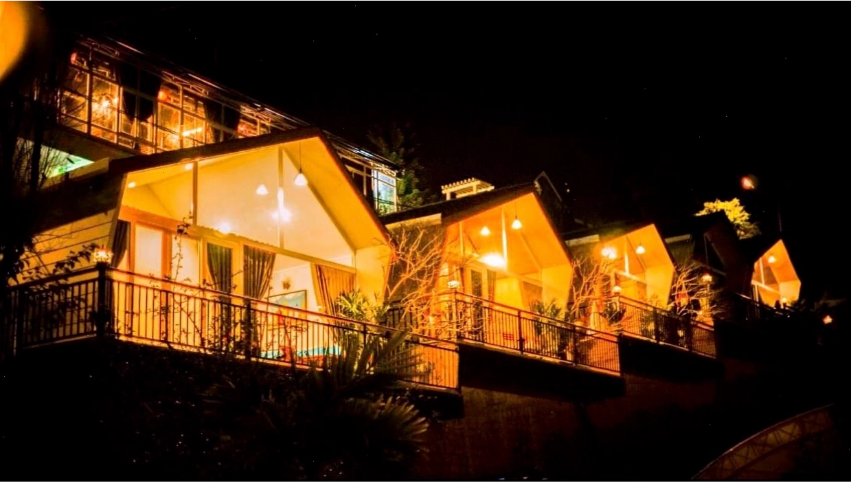 Khu vườn xanh mát của Berry Valley Homestay