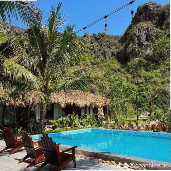 Khu vườn yên bình tại Peaceful Garden Tam Cốc