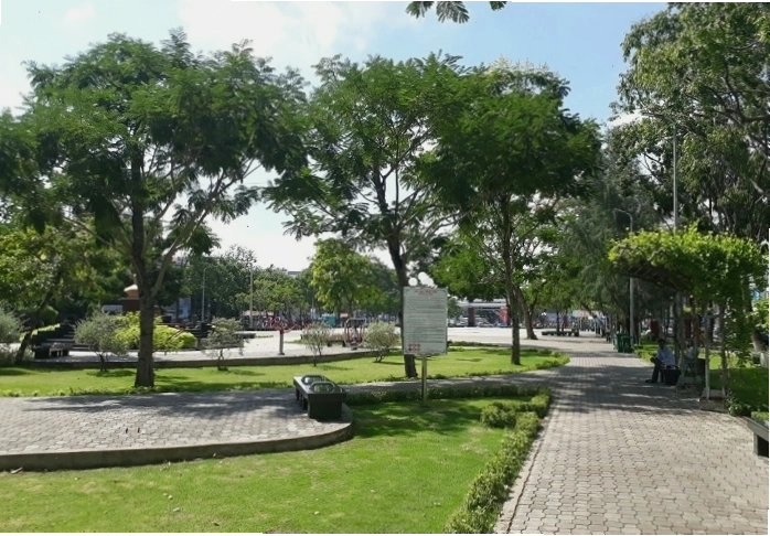 Khung cảnh đẹp và lãng mạn tại Công viên Lưu Hữu Phước