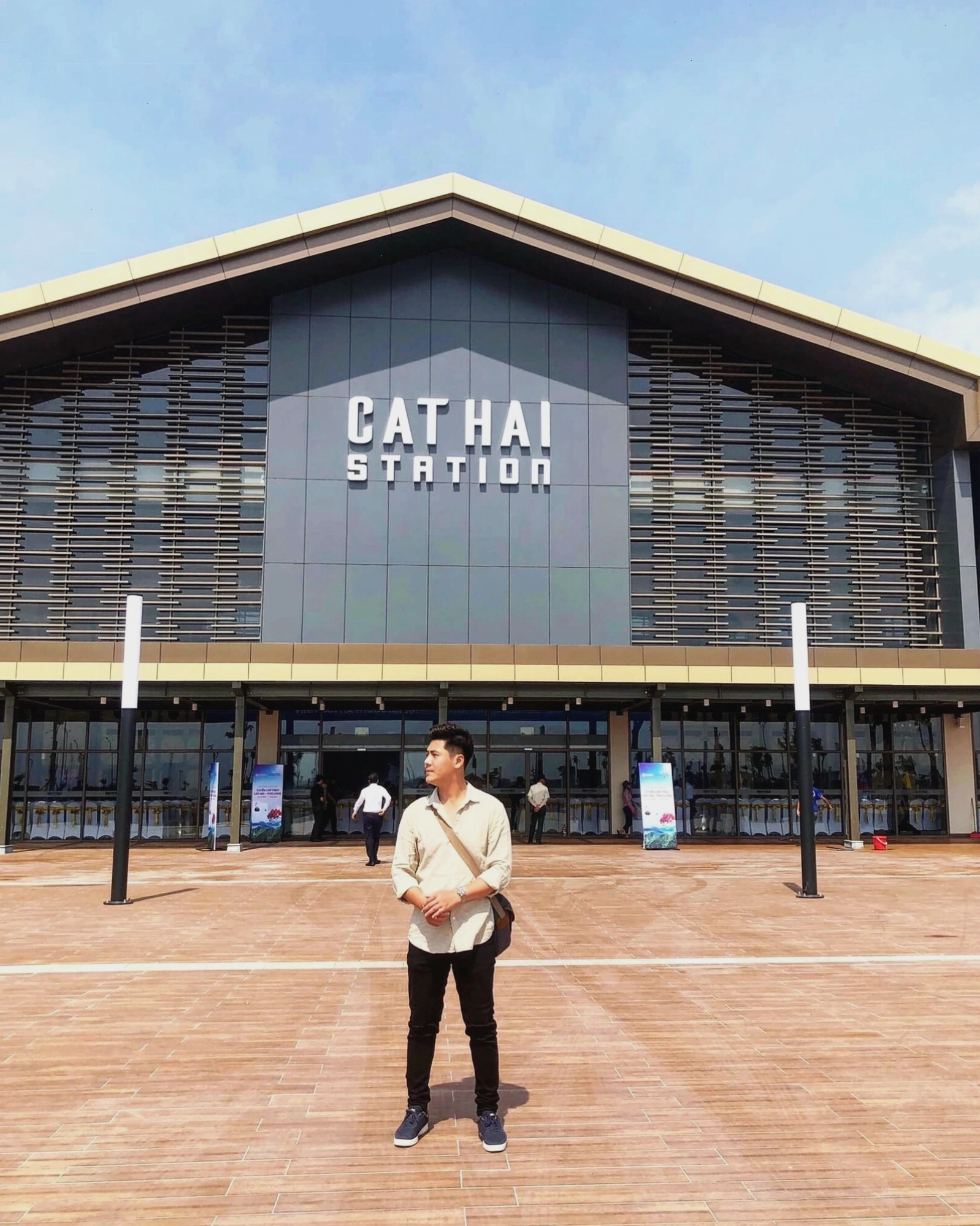 Khung cảnh làng chài cổ Cái Bèo