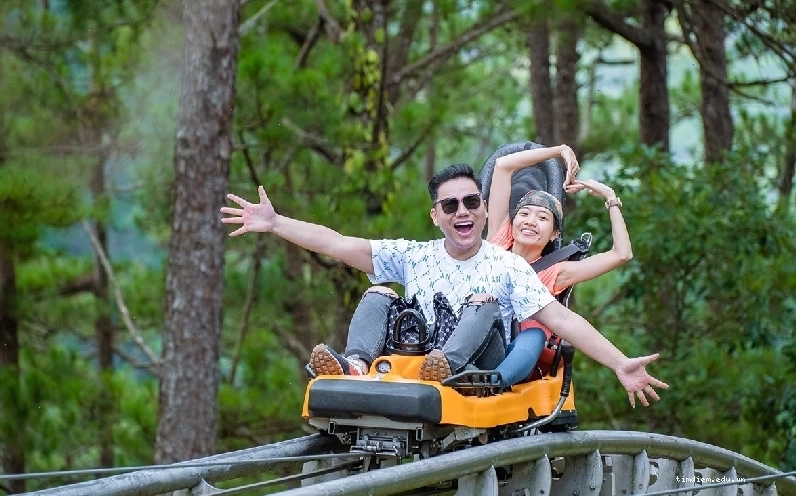 Khung cảnh thanh bình tại Hồ Tuyền Lâm Đà Lạt