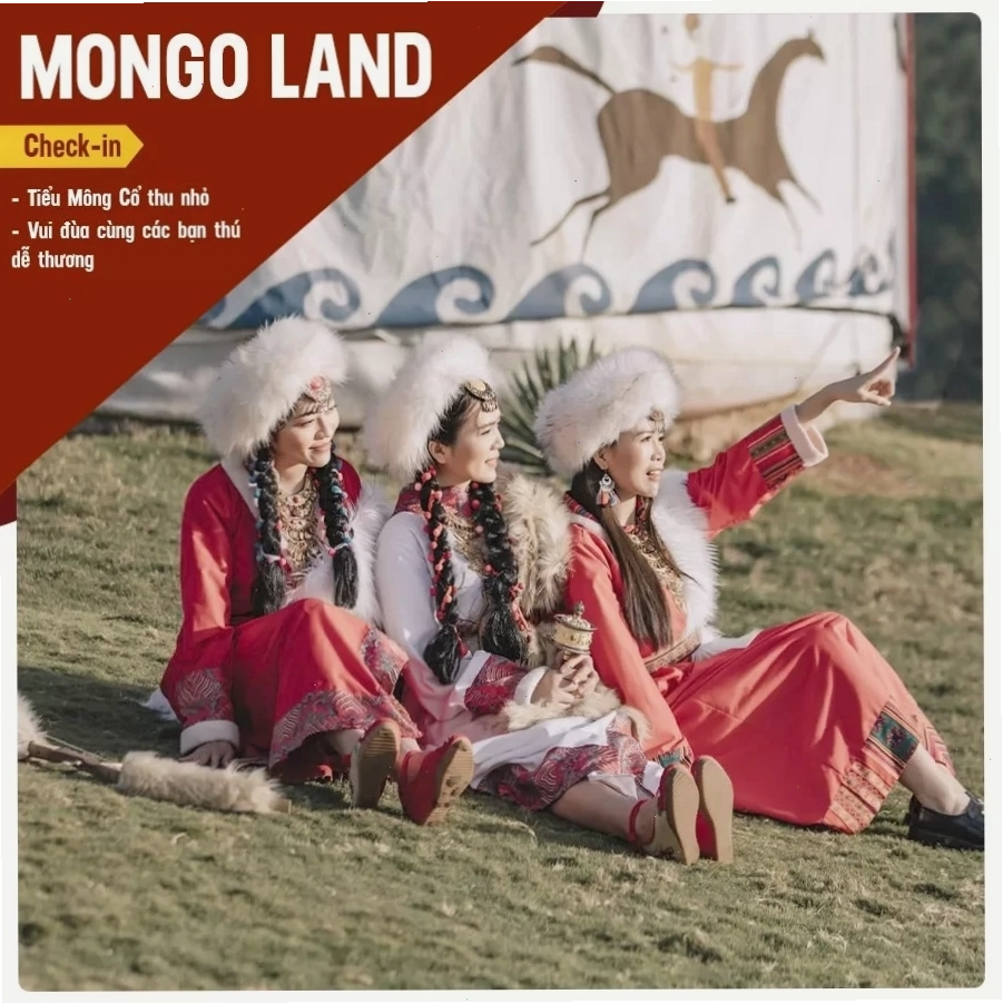 Khung cảnh thảo nguyên Mông Cổ thu nhỏ tại Mongo Land Đà Lạt