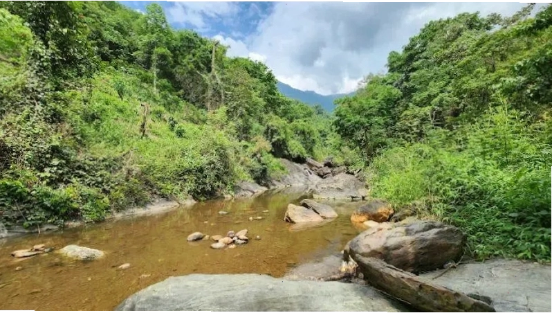 Khung cảnh thiên nhiên hữu tình tại Suối Cái